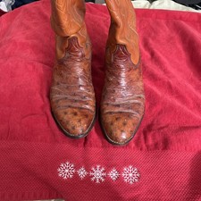 LUCCHESE CLASSIC TAN OSTRICH