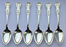 SIX Scottish Solid Silver Tea