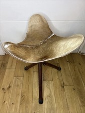 Tripod cowhide seat folding - seat,