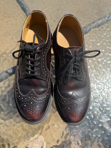 Martens 3989 brogue cherry - dr,