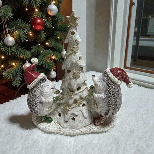 Hedgehogs christmas tree - tree, led