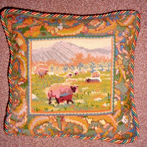 Ehrman tapestry zipped cushion - zipped,