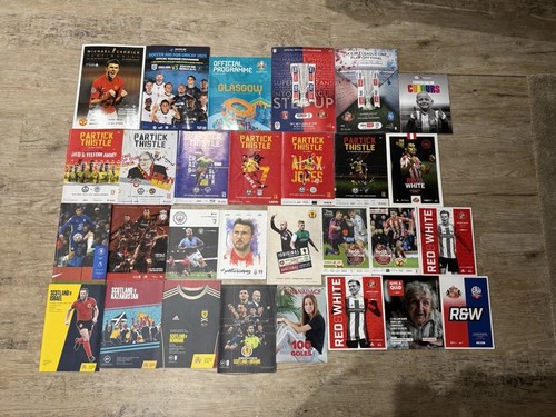 Football programme bundle - programme,