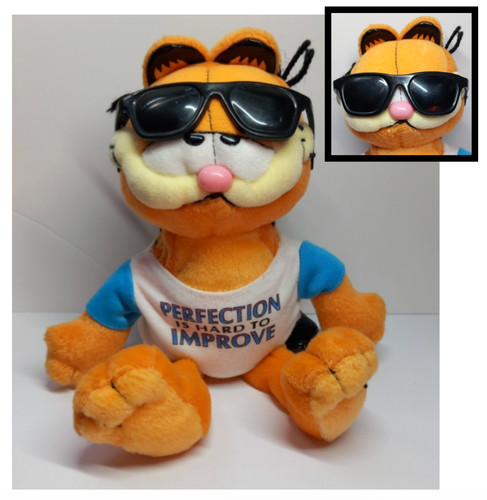 Garfield with sunglasses - sunglasses, soft