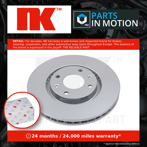 Brake discs pair vented - brake,
