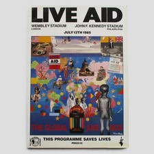 Live Aid Concert Programme