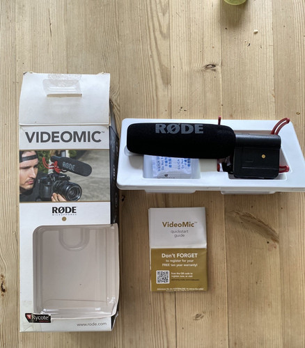 Rode black red videomic - rode, go