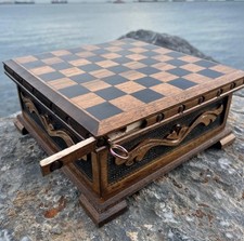 Antique Puzzle Chess Board