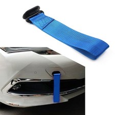 Blue Car Tow Towing Strap Belt