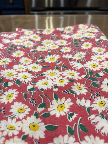 Vintage open feed sack pink - vintage,