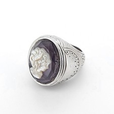 Vintage Sterling Silver Cameo