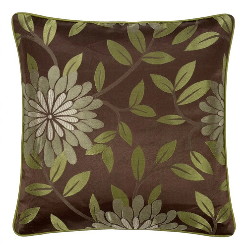 Cushion cover brown green - cover,