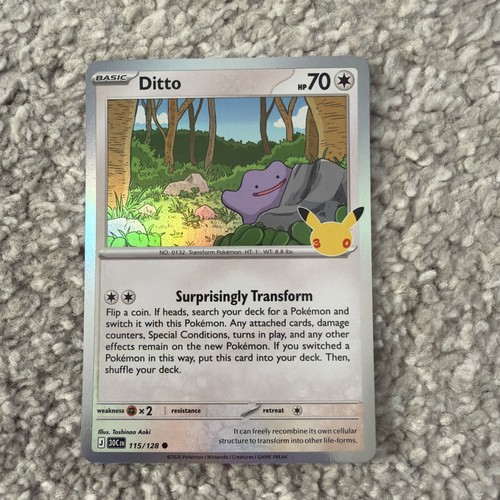 Pokemon ditto 115 128 common - ditto,