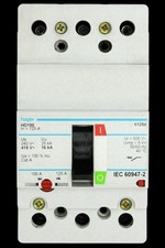 HAGER 125 AMP 16kA TRIPLE POLE MCCB HD150 H125D