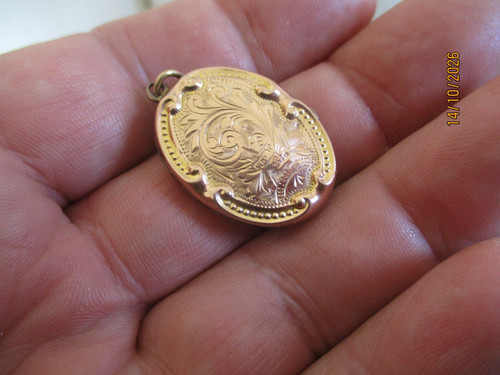 Vintage 9ct gold front back - 9ct,