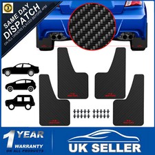 Carbon fiber Universal texture Splash Guards Mud Flaps for Car Sedan Hatchback