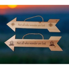 Wooden Arrow - NOT ALL WHO