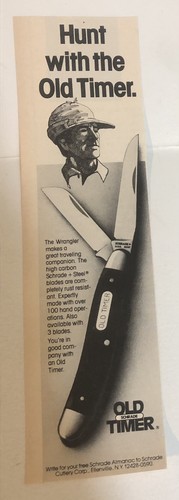 Old timer shrade knives 1990s - timer,