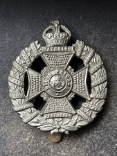 Rifle Brigade, Genuine British Army Cap Badge. WW1