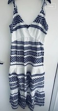 Lipsy Aztec Blue Print Dress