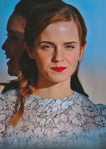Autographed hand signed - , emma