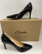 Clarks  - Size 5 D - Dinah Keer - Black Patent Leather Shoes - New With Tags