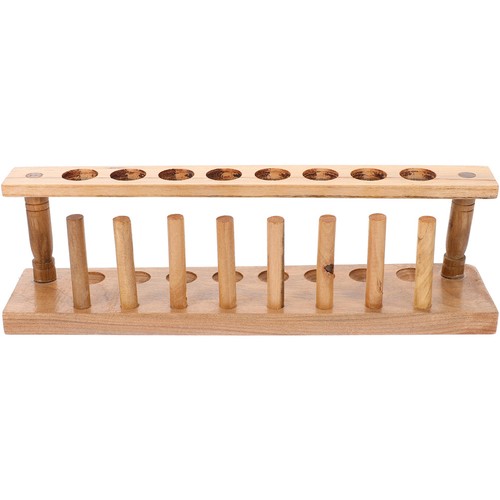 Wooden test tube rack - tube,