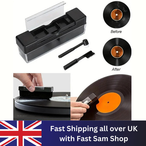 Vinyl record cleaning brush - cleaning,
