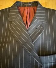 Men's Black Pin Stripe