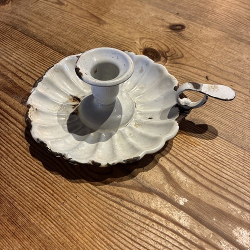 Genuine vintage enamel metal - genuine,