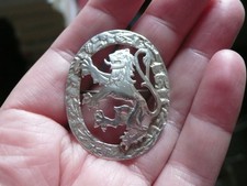 Vintage Scottish Iona Silver Lion Brooch by Celtic Art Industries