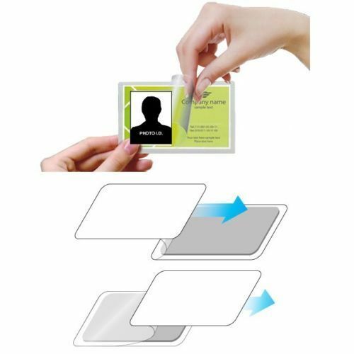 Self laminating card - self,
