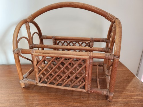 Vintage mid century rattan - mid,