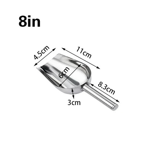 Stainless steel ice cube flour - stainless,