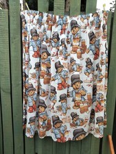 Single Paddington Bear Curtain 78inches Wide By 56inches Long 80s Wardle Fabrics