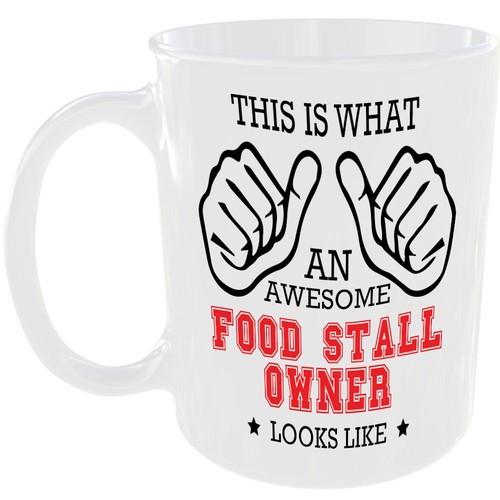 What awesome food stall owner - what,