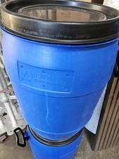 30 Litre Blue Open Keg Storage Keg Barrel With black lid