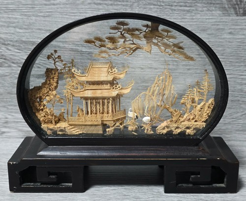 Vintage framed art chinese - art,
