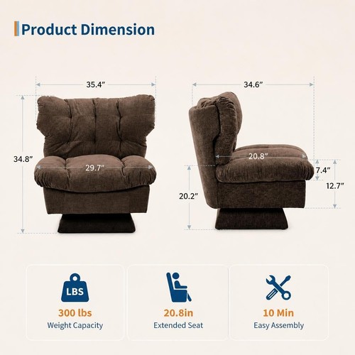 Swivel accent chair - swivel,