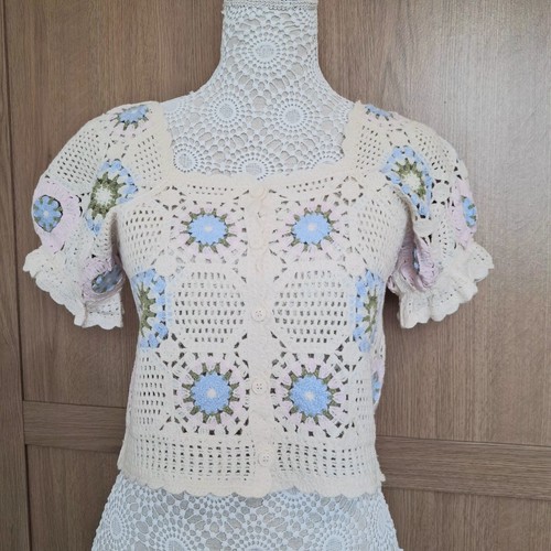 Vintage style cardigan top - vintage,