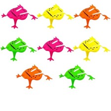 Neon Jumping Frogs 8 Pack Kids