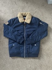 H&M Navy Bomber Zip Jacket