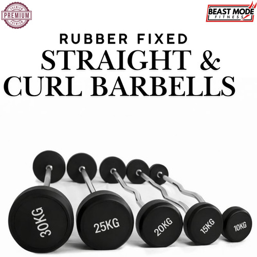 Straight barbell fixed weight - fixed,