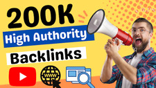 200k high authority backlinks