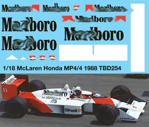 Decals for mclaren - decals, mp4/4