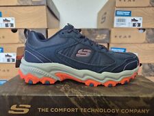 SKECHERS WOMENS SHOES MEMORY FOAM WALKING LADIES GRIP TRAIL TRAINERS BLUE 5 6 7