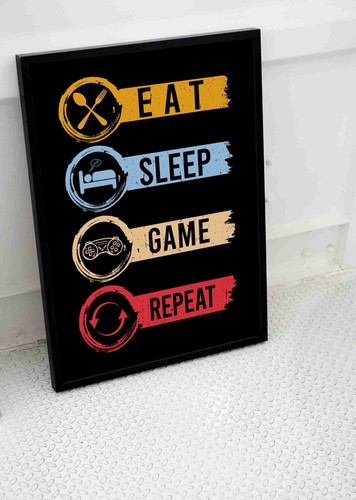 Retro gaming arcade poster art - retro,