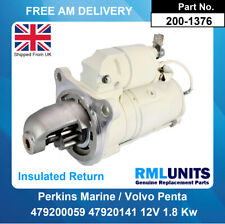 Starter Motor For Volvo Penta Marine MD22,A,L,P 4cyl, 122ci, 2.0L Diesel 