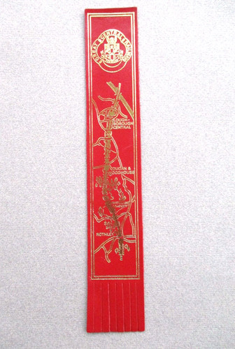 Leather bookmark great central - bookmark,