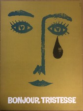 Bonjour Tristesse, Otto Preminger, Saul Bass 1958 Film Poster 16 x 12” On Card 4